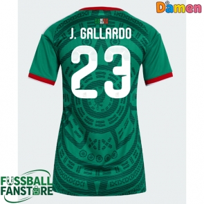 Mexiko Jesus Gallardo #23 Replik Heimtrikot Damen WM 2026 Kurzarm